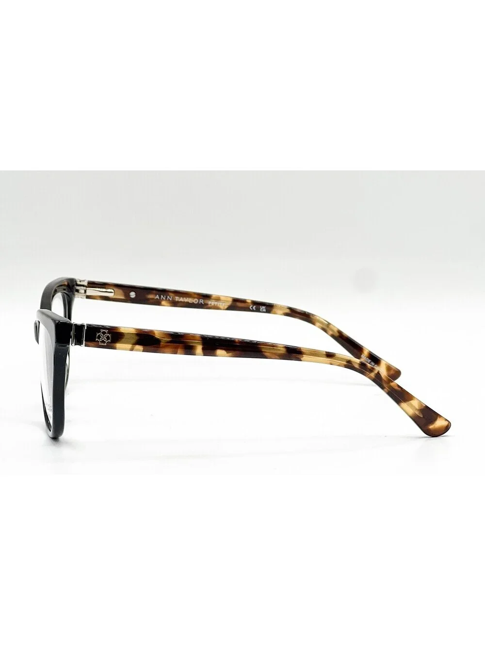 Ann Taylor Atp827 C01 Black Tortoise Authentic Eyeglasses 49-16-130